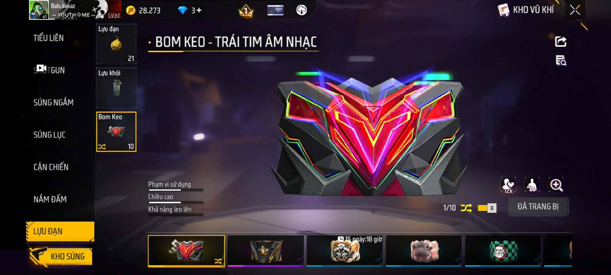 Ảnh 6 tài khoản Free Fire #FF212