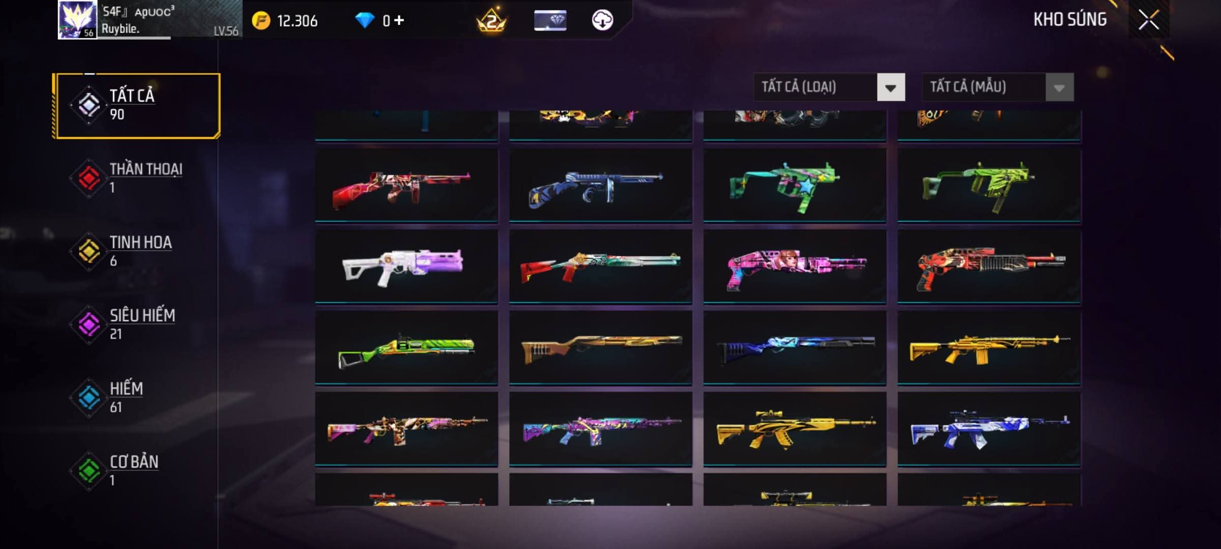 Ảnh 4 tài khoản Free Fire #FF214
