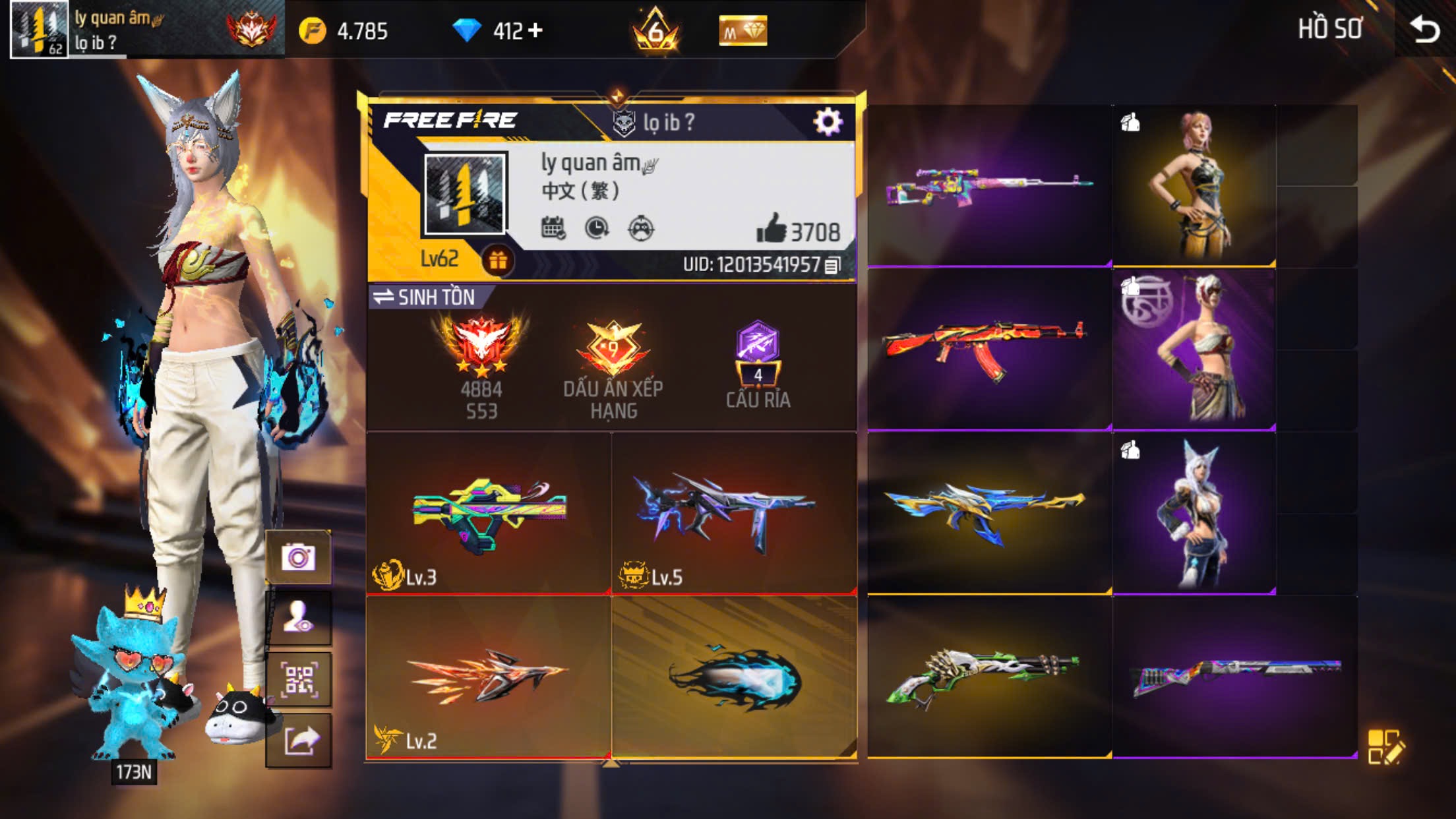 Ảnh 1 tài khoản Free Fire #FF165