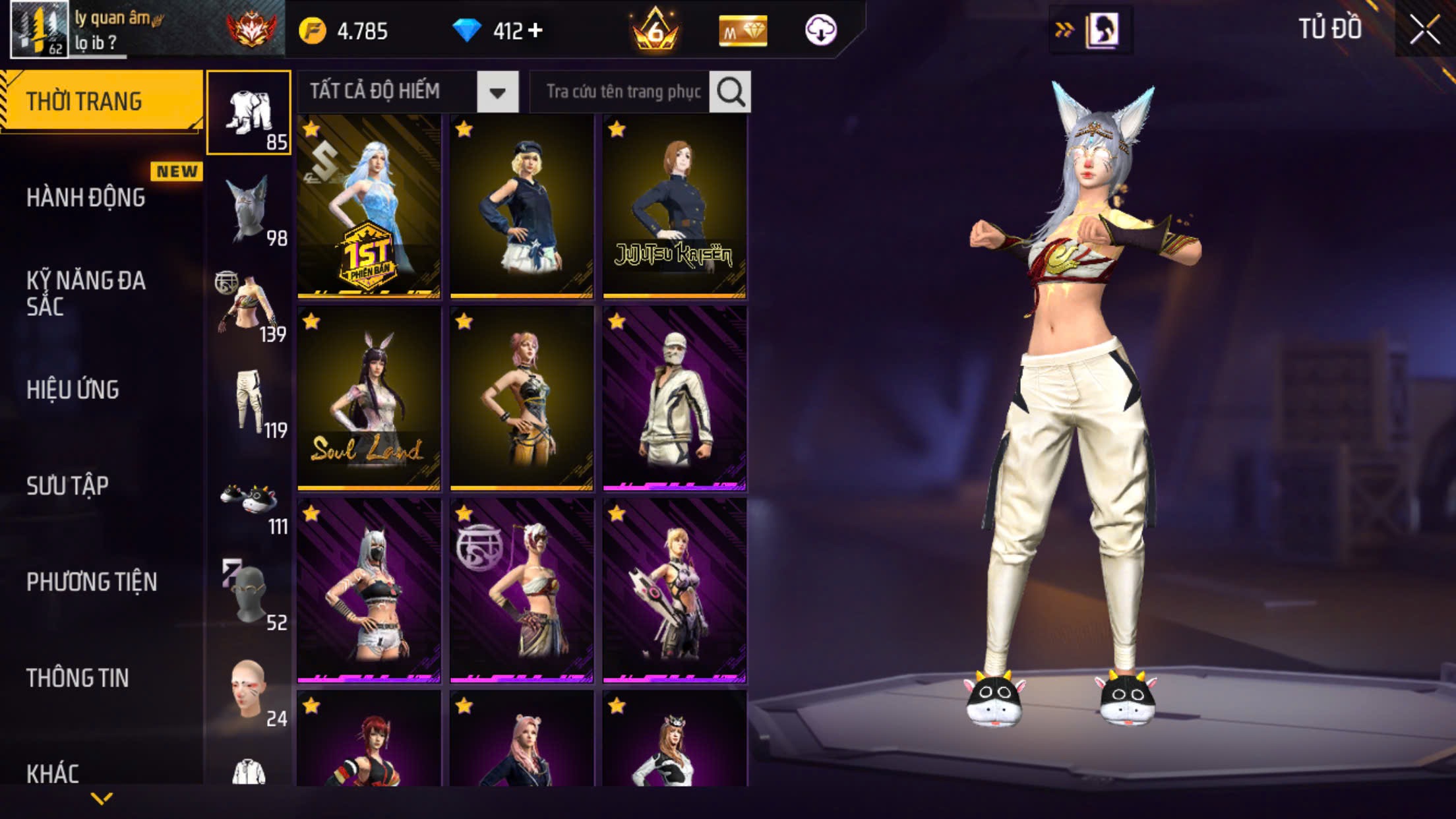 Ảnh 6 tài khoản Free Fire #FF165