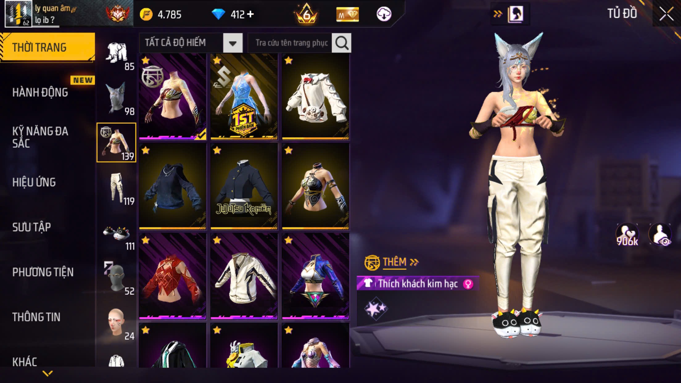 Ảnh 8 tài khoản Free Fire #FF165