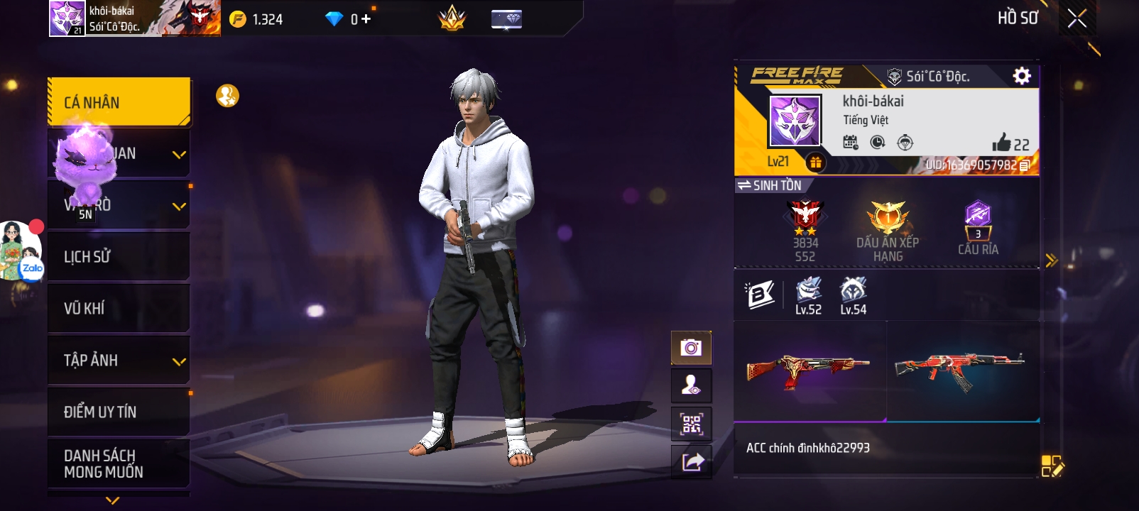 Ảnh 1 tài khoản Free Fire #FF130